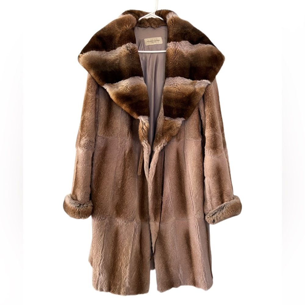 Visconf Italian Rabbit Fur Coat